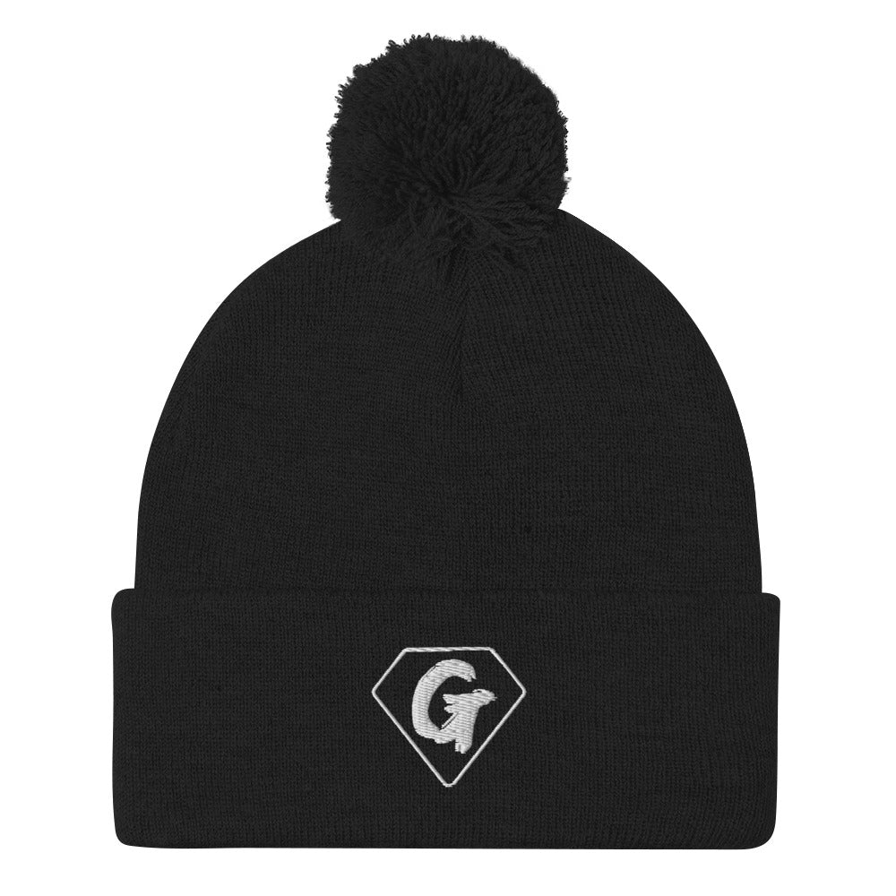 Black Diamond G Logo Pom-Pom Beanie