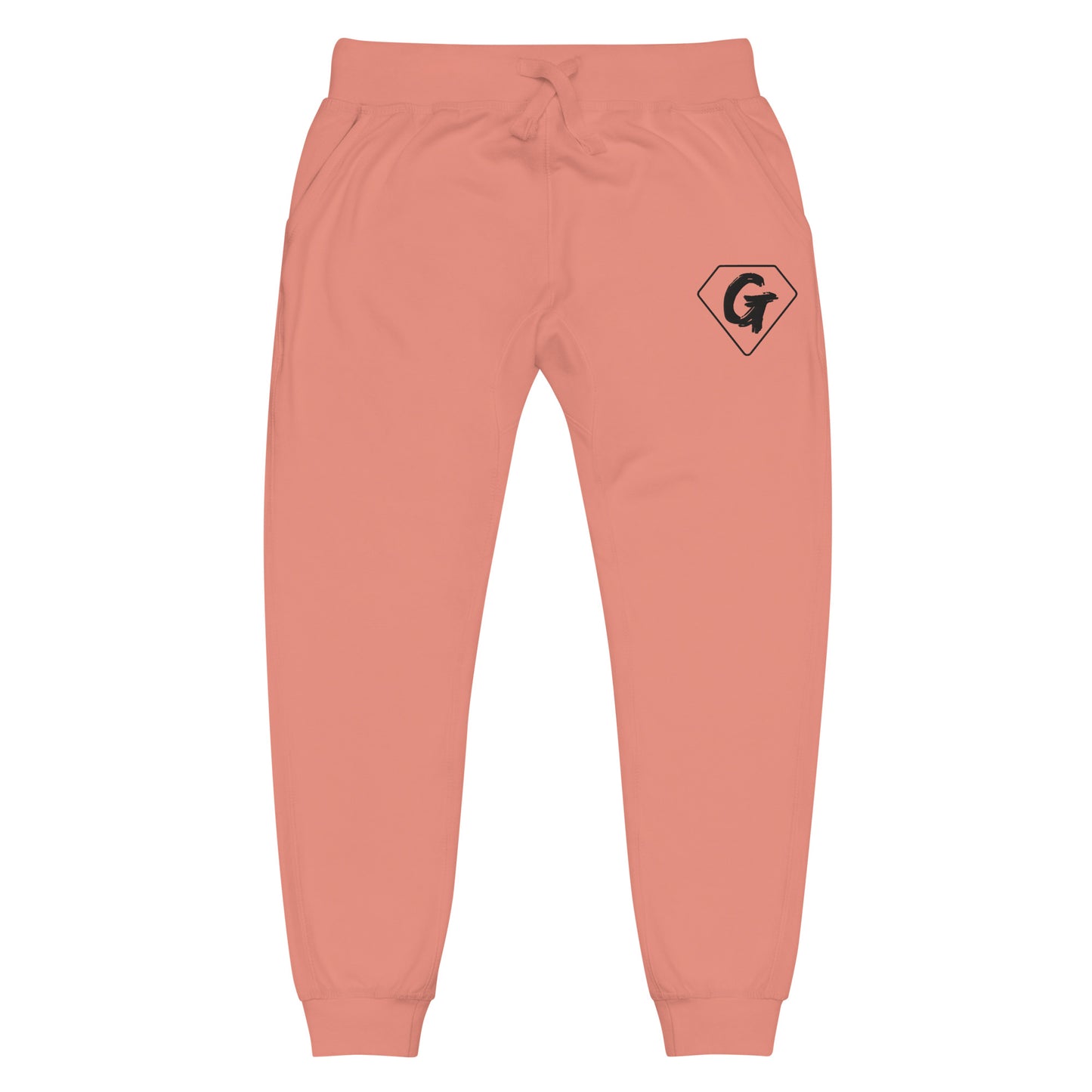 Dusty Rose Diamond G Logo Sweatpants