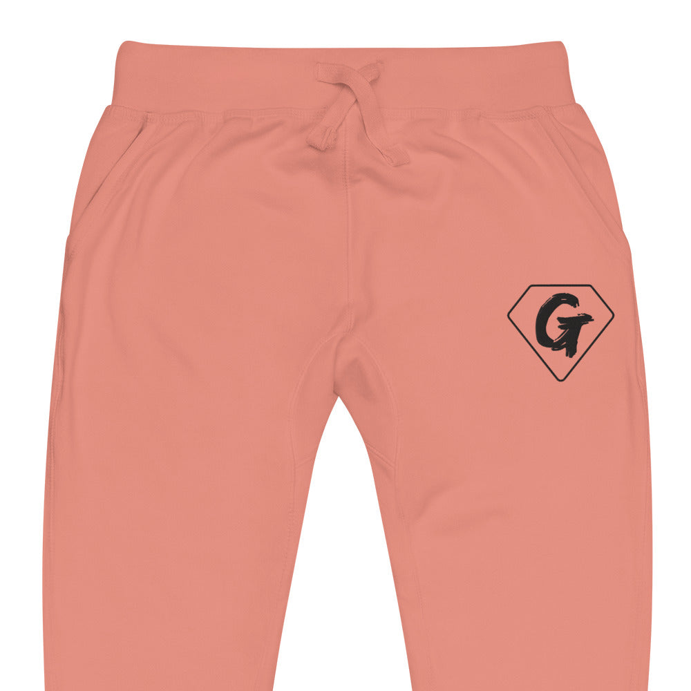 Dusty Rose Diamond G Logo Sweatpants