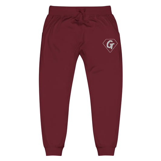 Maroon Diamond G Logo Sweatpants