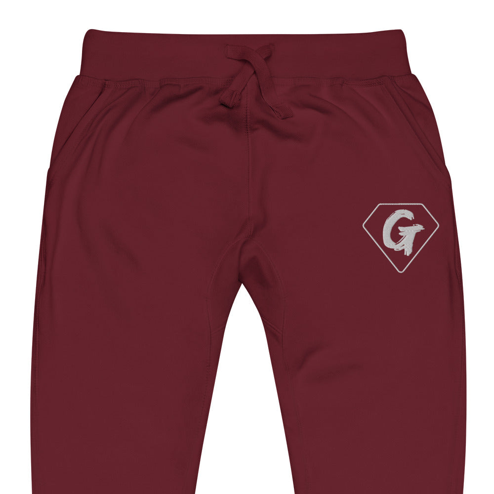 Maroon Diamond G Logo Sweatpants