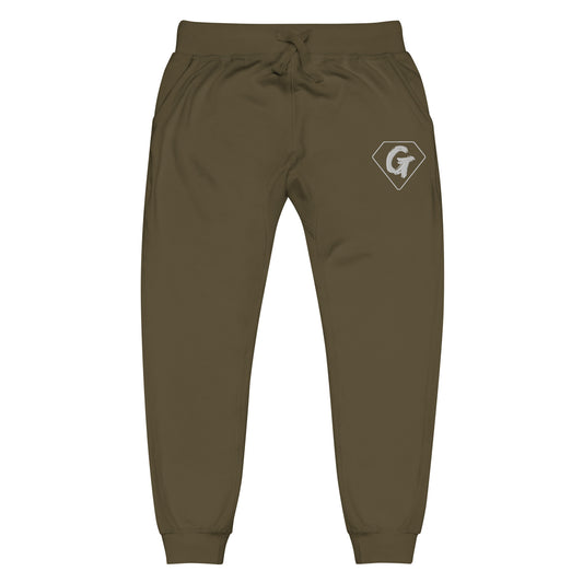 Military Green Diamond G Logo Sweatpants