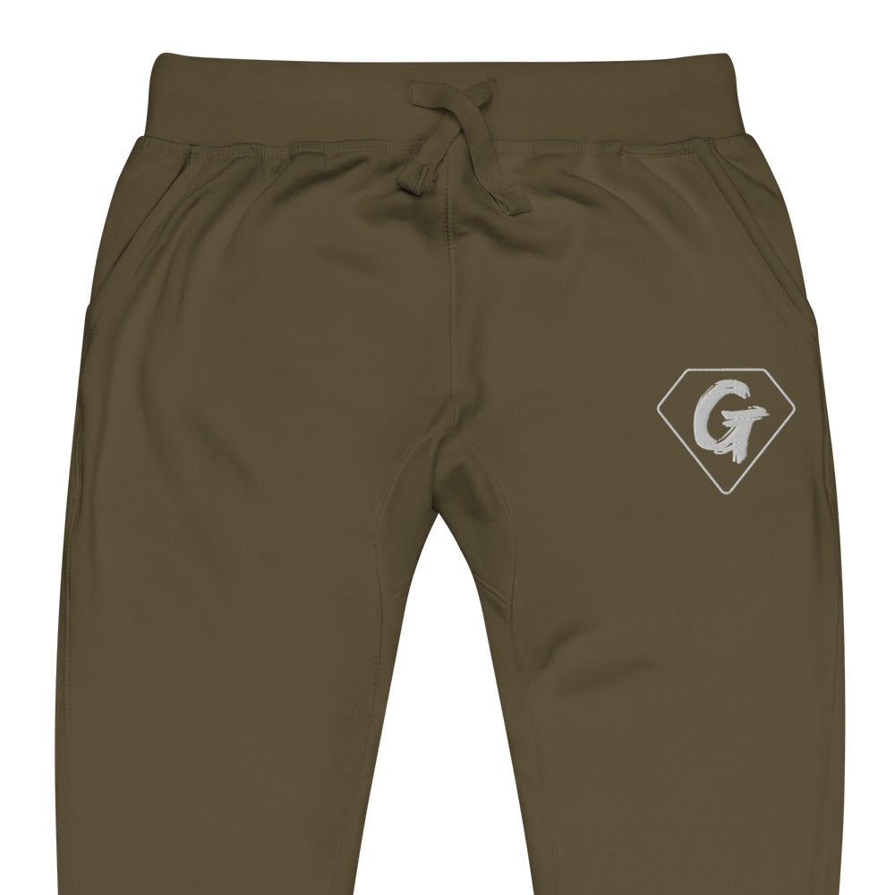 Military Green Diamond G Logo Sweatpants