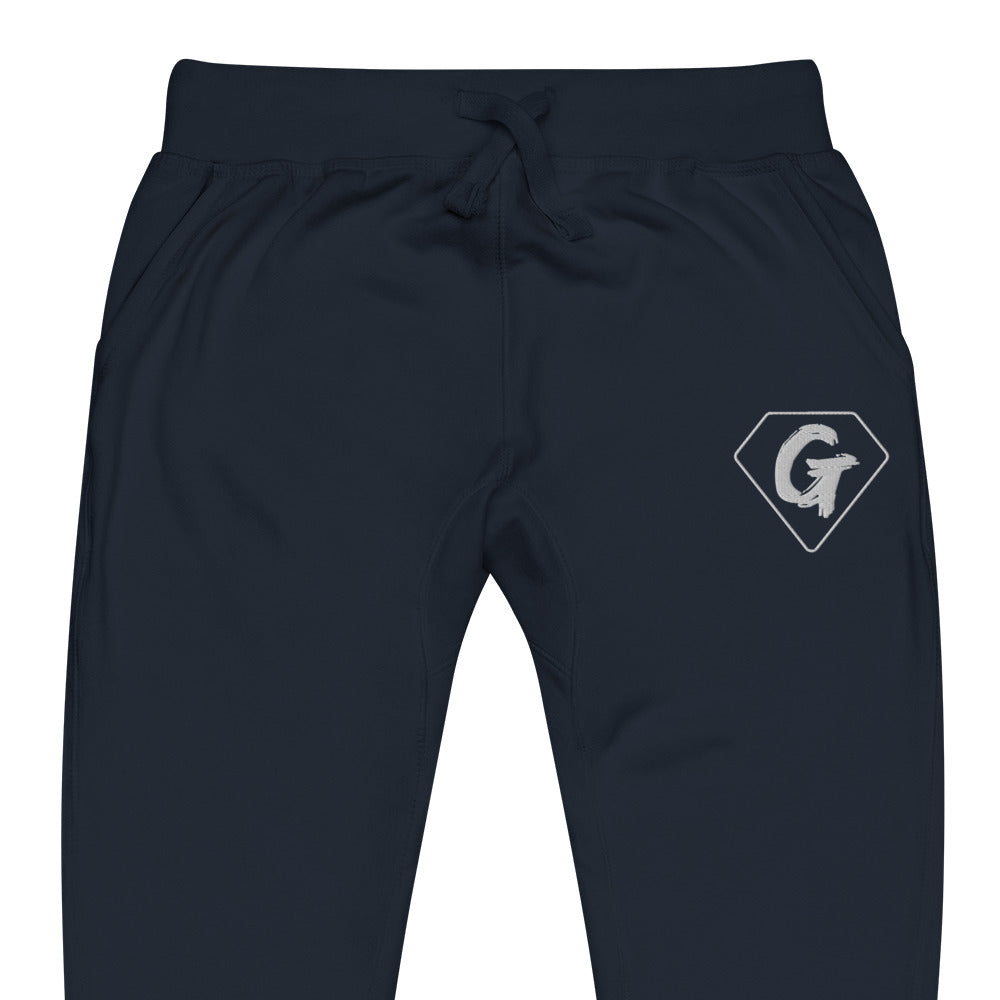 Navy Diamond G Logo Sweatpants