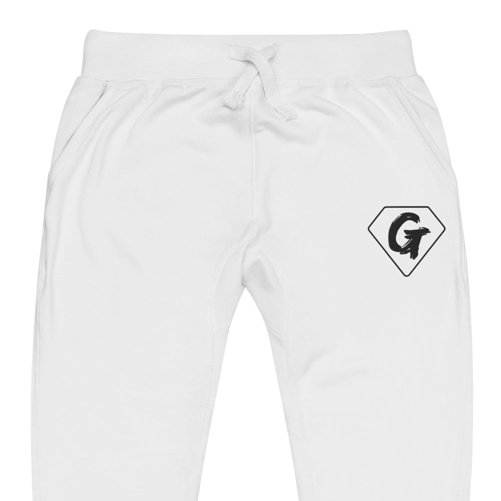 White Diamond G Logo Sweatpants