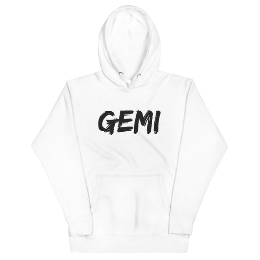 White Large "GEMI" Logo